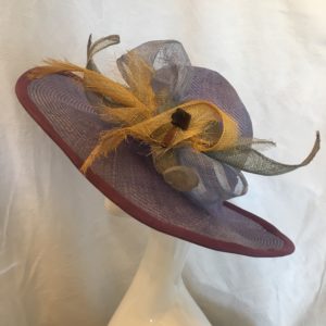 grand capeline parme Mary Colibri