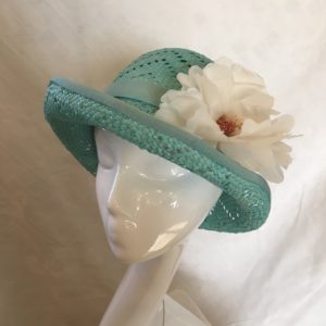 chapeau cloche vert Mary Colibri